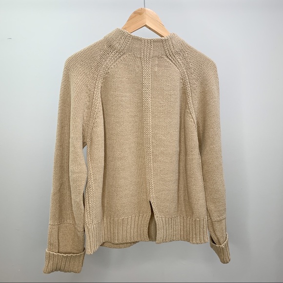 moon river // mock neck split back sweater - Picture 5 of 6